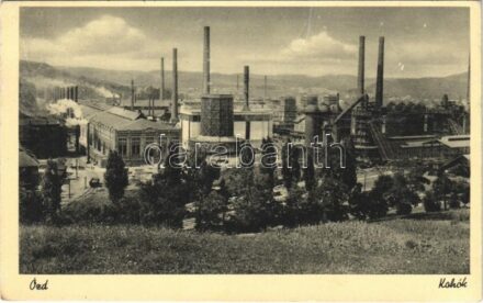 1940 Ózd, vasgyári kohók