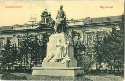 Nagyvárad, Oradea; Szacsvay szobor, 1848-49-es szabadságharc vértanúja / statue