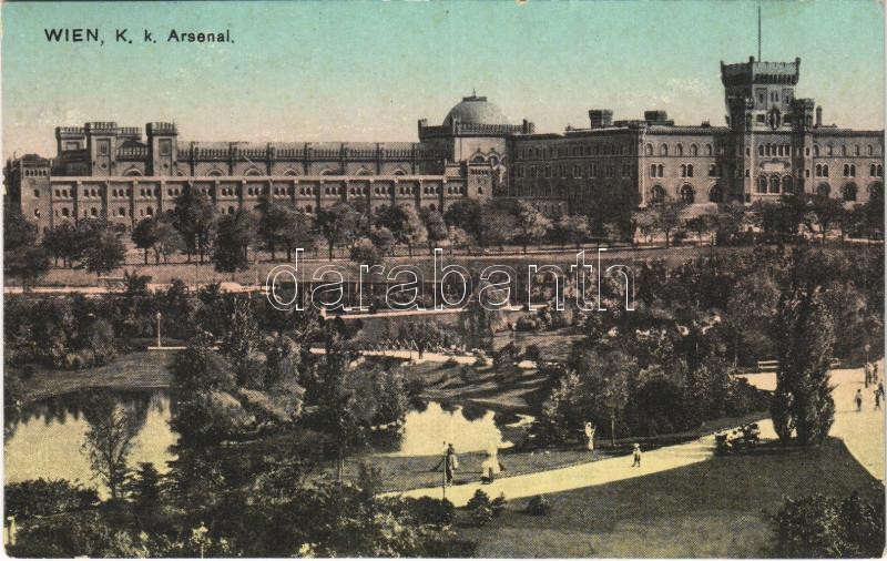 Wien, Vienna, Bécs; K.k. Arsenal