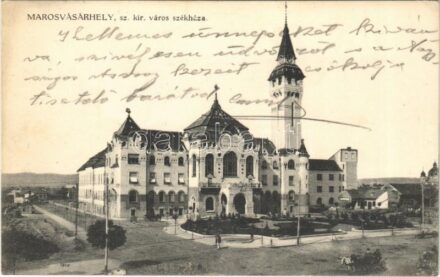 1913 Marosvásárhely, Targu Mures; Sz. kir. város székháza / town hall