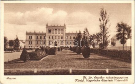 1941 Sopron, M. kir. Erzsébet tudományegyetem