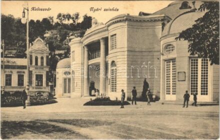 Kolozsvár, Cluj; Nyári színház. Vasúti levelezőlapárusítás 47.sz. 1918 / summer theater