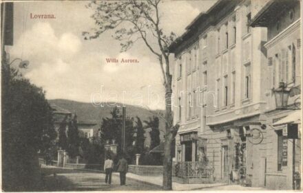 Lovran, Lovrana; Willa Aurora / Villa, üzletek / villa, shops