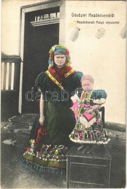 1911 Mezőkövesdi Matyó népviselet / Hungarian folklore