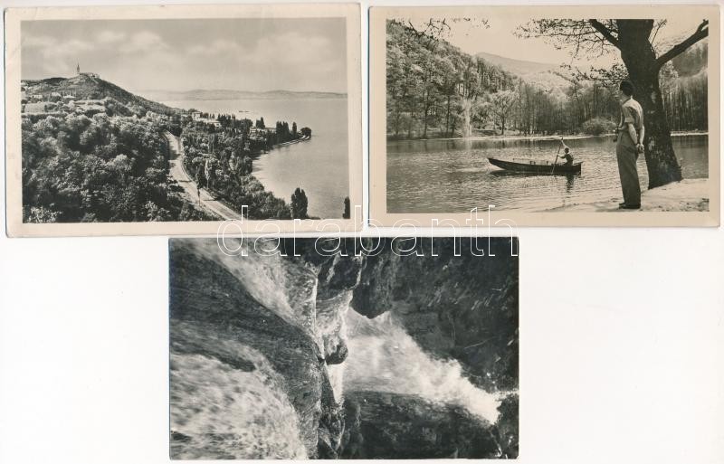 7 db MODERN magyar város képeslap vegyes minőségben: üdülők / 7 modern Hungarian town-view postcards in mixed quality. holiday resorts - Image 2