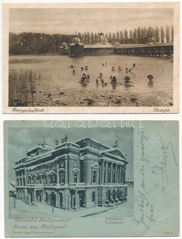 5 db RÉGI magyar város képeslap vegyes minőségben / 5 pre-1945 Hungarian town-view postcards in mixed quality - Image 2