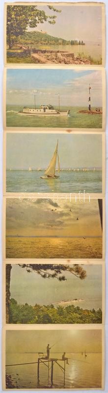 Balaton - modern leporello 6 képpel. Képzőművészeti Alap Kiadóvállalat (Rb)