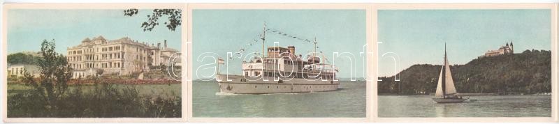 Balaton, hajók - modern leporello 6 képpel. Képzőművészeti Alap Kiadóvállalat - Image 2