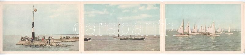 Balaton, hajók - modern leporello 6 képpel. Képzőművészeti Alap Kiadóvállalat - Image 3