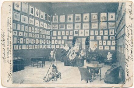 1899 (Vorläufer) Cegléd, Gróf Kreith-féle 1848-as és Kossuth Múzeum, belső. Divald 22. sz. (EB)