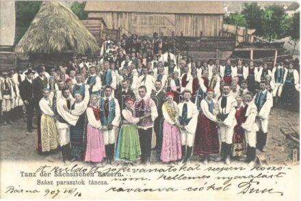 1907 Szász parasztok tánca / Tanz der Sächsischen Bauern / Transylvanian Saxon folklore, folk dance