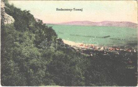 Badacsonytomaj, látkép. Balatoni Szövetség kiadása (EK)