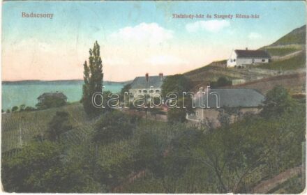 Badacsony, Kisfaludy-ház és Szegedy Róza-ház (EK)