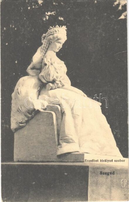 1926 Szeged, Erzsébet királyné szobor (Sissi)