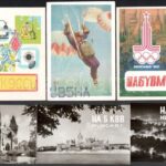 cca 1960-1980 6 db Qsl, rádióamatőr képeslap, kártya