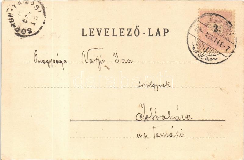 1899 (Vorläufer) Sopron, Evangélikus tanító képezde. Kitüntetve a nagy ezüst éremmel Nizzában 1899 - Image 2