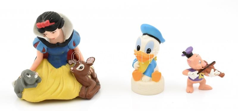 6 db Walt Disney műanyag figura. Jelzettek 12 cm ig. - Image 3