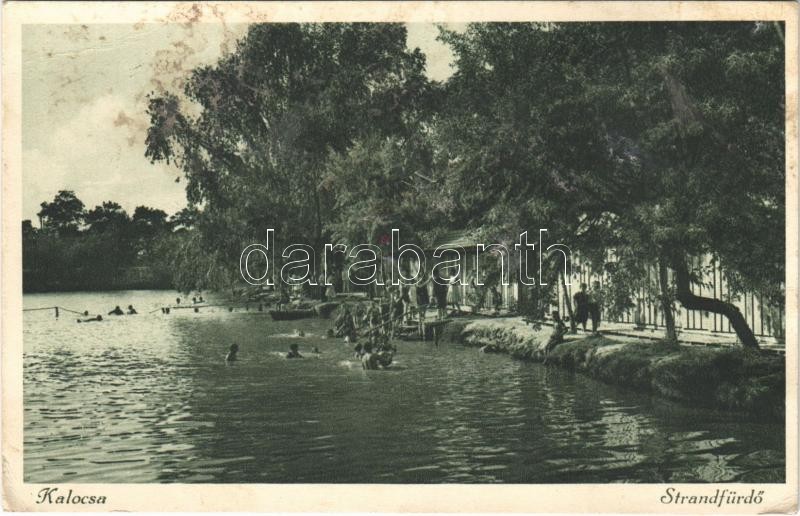 1932 Kalocsa, strandfürdő (EK)