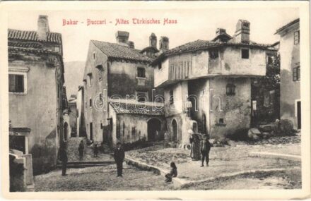 Bakar, Szádrév, Bukar, Bukkari, Buccari; Altes Türkisches Haus / régi török ház / old Turkish house (EK)