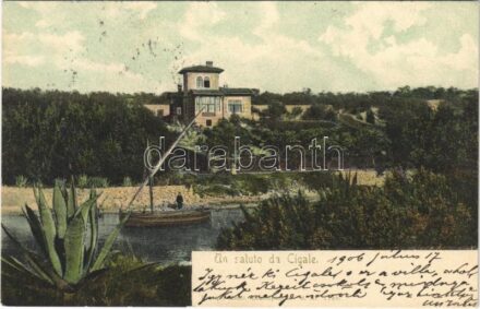 1906 Mali Losinj, Lussinpiccolo; Cigale / villa