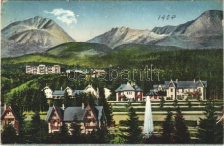 1928 Tátraszéplak, Tatranska Polianka, Westerheim (Tátra, Magas-Tátra, Vysoké Tatry); (képeslapfüzetből / from postcard booklet) (EK)