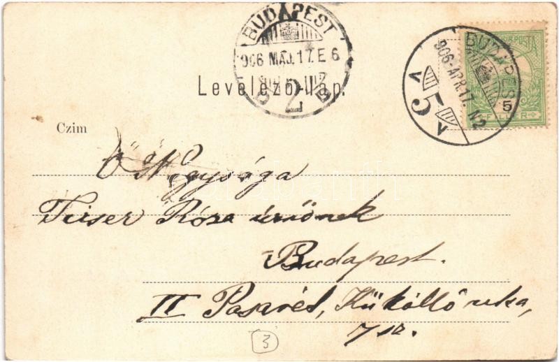 1906 Budapest I. Halásbástya és Vérmező - Image 2