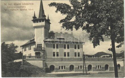 Sátoraljaújhely, M. kir. állami közpince (Tervezte Hübschl építész Vác). Baskay fényképész