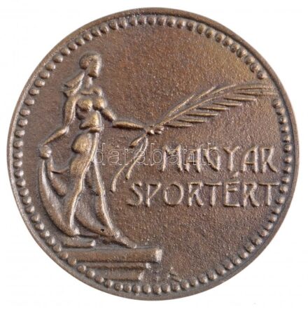 Ifj. Szlávits László (1959-) 1996. 'Magyar Sportért' Br plakett (77mm) T:1-