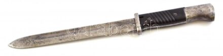 Mauser K98 bajonett II. világháborús, német. Gyártói jelzés nélkül. / Mauser K98 bayonet World War II. Germany 35,5 cm