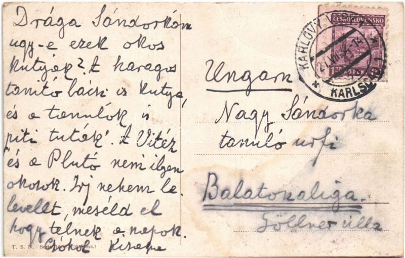 1934 Kutya iskola / Dog school. T.S.N. Serie 1672. s: Arthur Thiele - Image 2