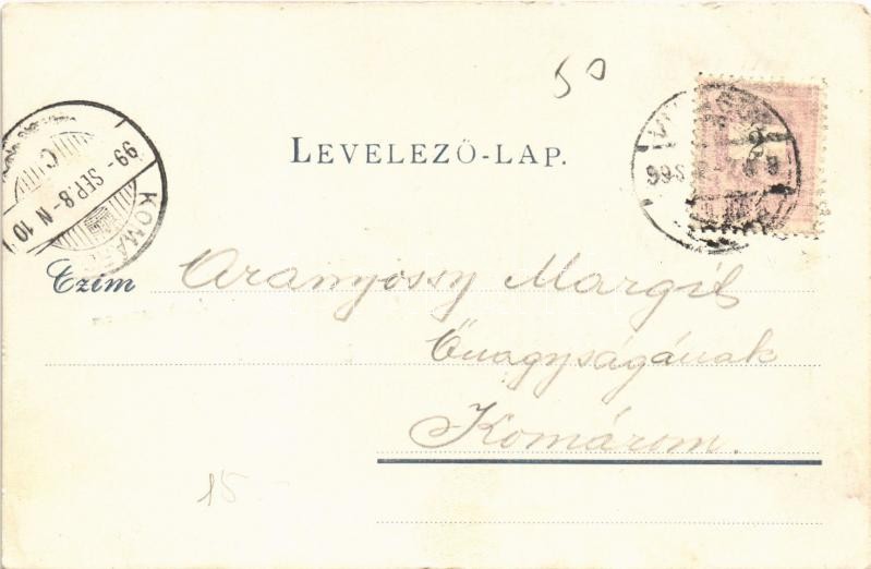 1899 Világos, Siria; Bohus kastély, Római katolikus templom, Fegyverletételi aláíró-szoba, várrom. Weber János kiadása / castle, Catholic church, armistice signing room, castle ruins (EK) - Image 2