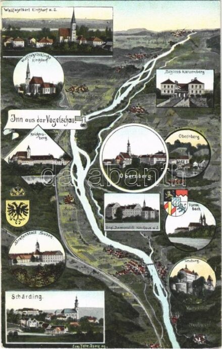 Inn aus der Vogelschau / river map