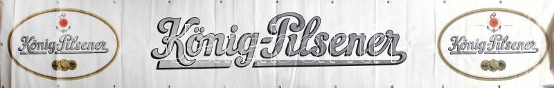 Óriás méretű sör reklám molinó 350x80 cm