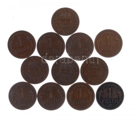 1931-1939. 1f Br (12db) T:2-,3 Adamo P1