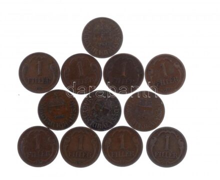 1932-1939. 1f Br (12db) T:2-,3 Adamo P1