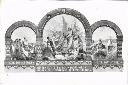 Hiszek egy Istenben... Kiadja a Magyar Nemzeti Szövetség / Hungarian irredenta propaganda, credo (vágott / cut)