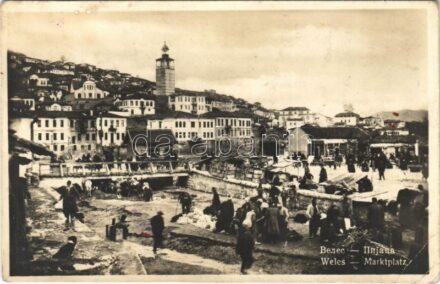 1928 Veles, Weles; Marktplatz / market square (EK)
