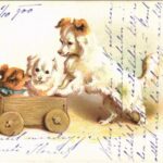 1900 Dogs. litho (EK)