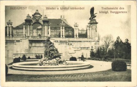 1928 Budapest I. Királyi várkert. Rigler Rt. kiadása, R.J.E. (EK)