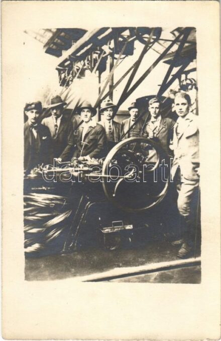 1920 Salgótarján, Rimamurány-Salgótarjáni Vasmű rt. gyártelepe, csoportképe. photo