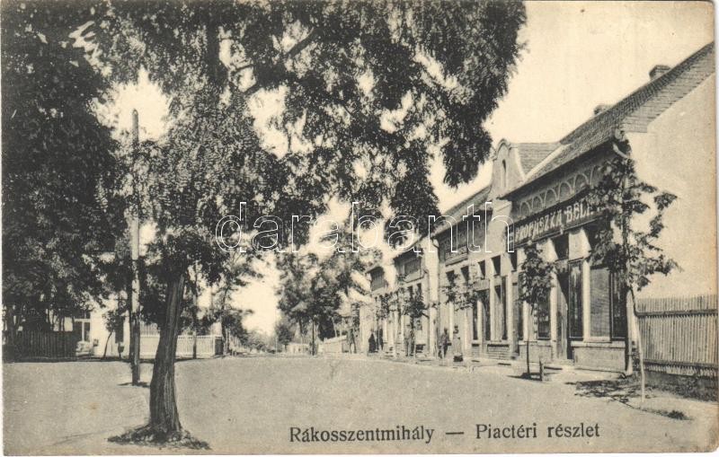 Budapest XVI. Rákosszentmihály, Piac tér, Prohászka Béla üzlete, óra és gramofon üzlet