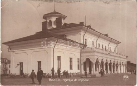 Braila, Agentia de vapoare / Ship agency (gluemark)