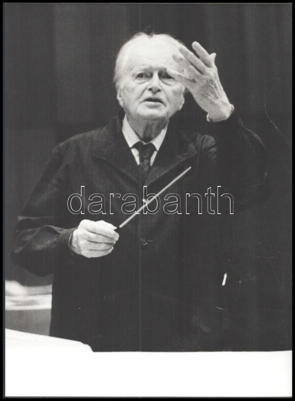 4 db világhírű karmester, zeneszerző Barenboim, Sebastian Weigle, stb dedikált fotója 18x13- 25x17 cm-ig. - Image 2