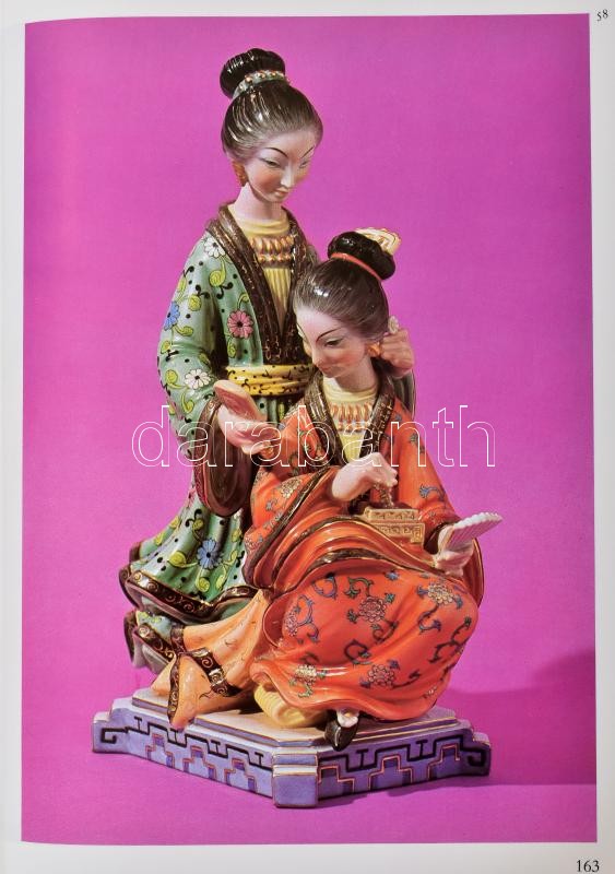 Sikota Győző: Herend. The art of Hungarian porcelain. III. kiadás. Gazdagon illusztrált. New York, Püski Publishing és Bp., Corvina, 1989. Kiadói egészvászon kötésben, papír védőborítóval. + Herend. Virágzó manufaktúra a 20. - Image 4