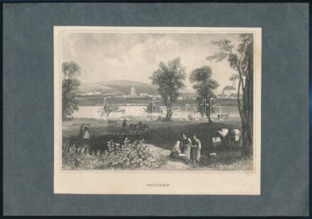 cca 1830 Vác acélmetszet. j.n. 11x15 cm