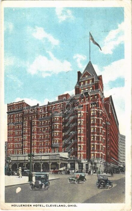 1921 Cleveland (Ohio), Hollenden Hotel, automobiles (EK)