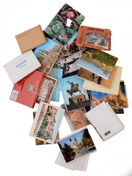 25 db MODERN kis alakú külföldi leporello / 25 modern small sized European leporellos