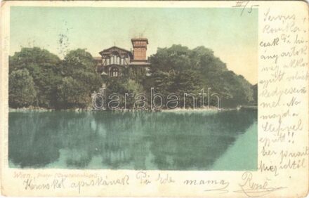 1901 Wien, Vienna, Bécs; Prater, Constantinhügel (Rb)