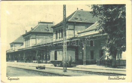 Kaposvár, Vasútállomás, vagon (fa)