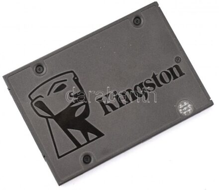 Kingston A400 240GB SSD, Belső 2.5', SATA 3.0 (6Gb/s), 560MB/s olvasási és 350MB/s írási sebesség. HDSentinel: 100/100 Bővebben: https://www.kingston.com/us/ssd/a400-solid-state-drive